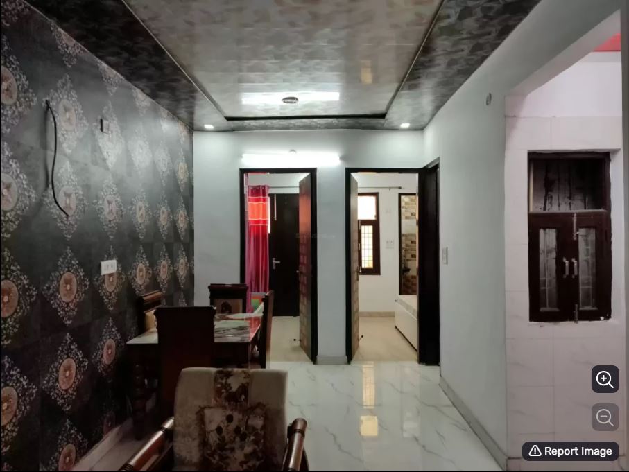 2 BHK Apartment Bedroom & Hall view