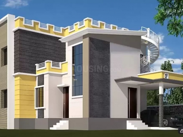 4 BHK In Joka Front view