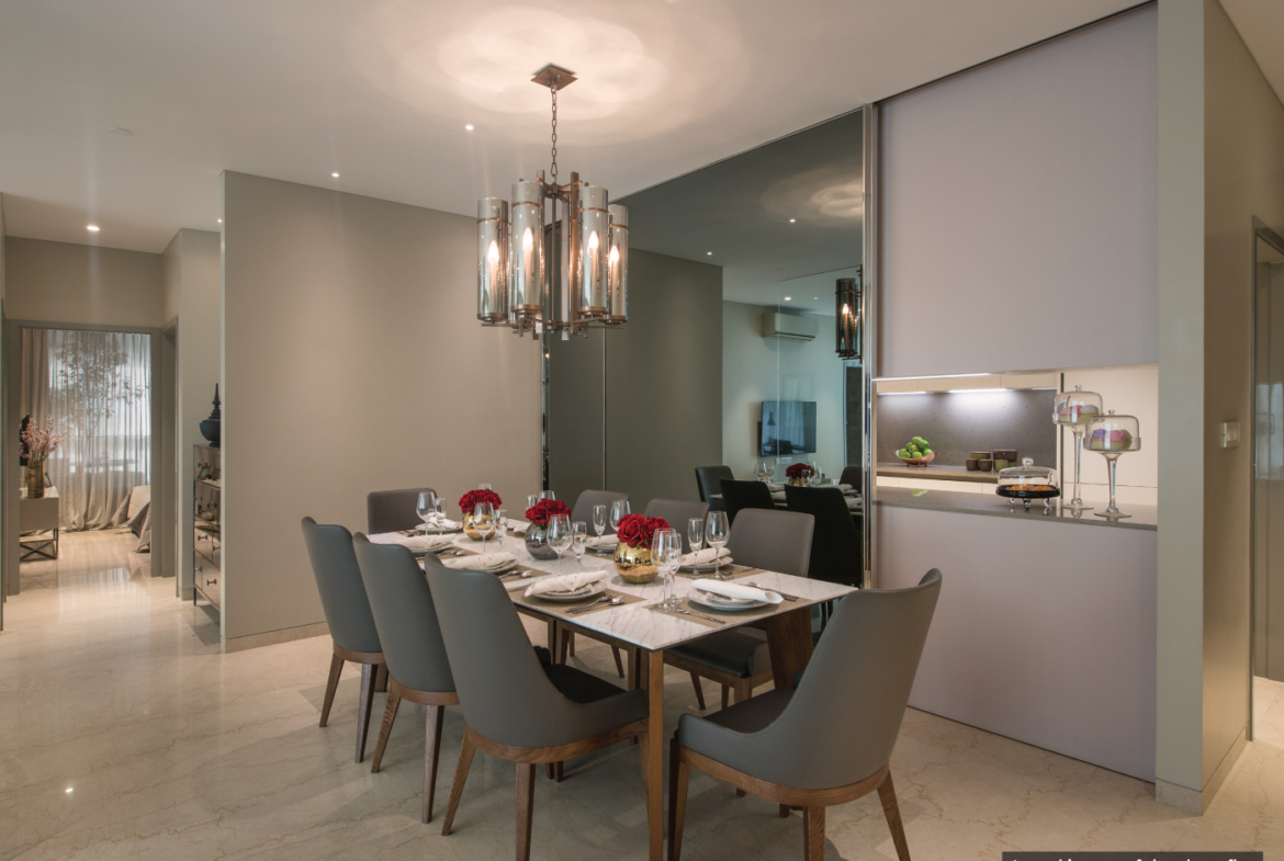 Sky City By Oberoi Realty Dining room