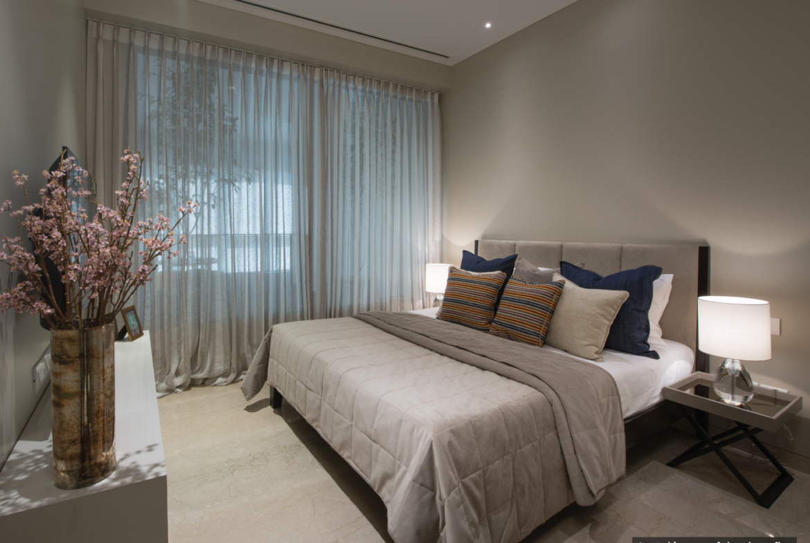 Sky City By Oberoi Realty Bedroom View