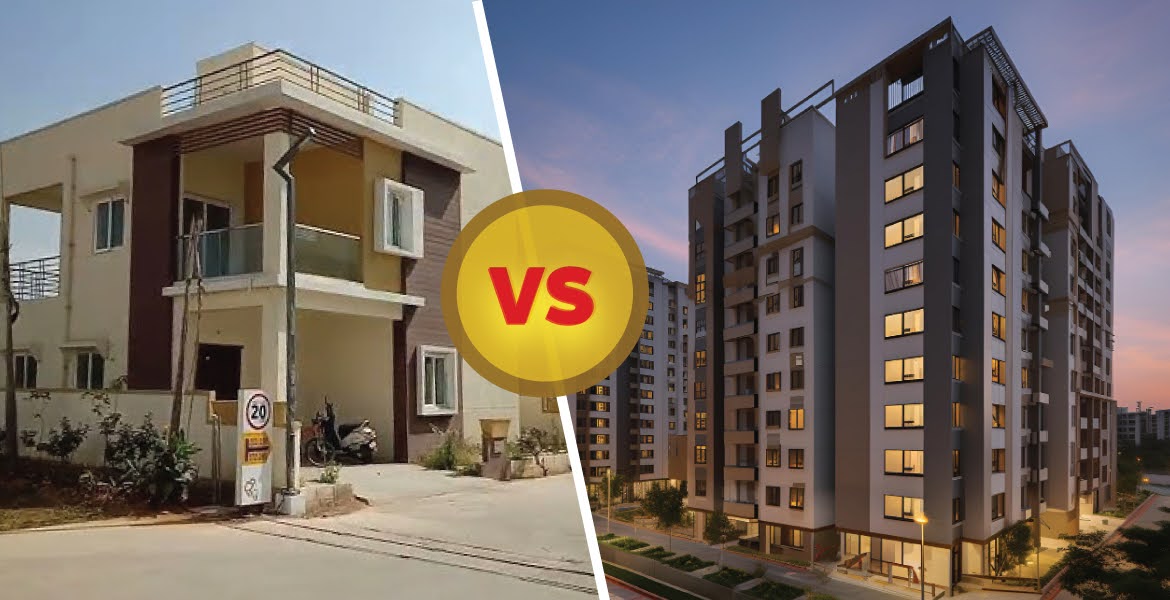 Luxury Apartments vs Independent Houses – What’s Better for Investment in 2026?